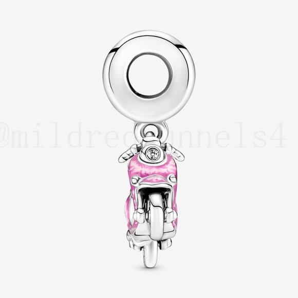 Pandora Pink Scooter Dangle Charm - Picture 2 of 3